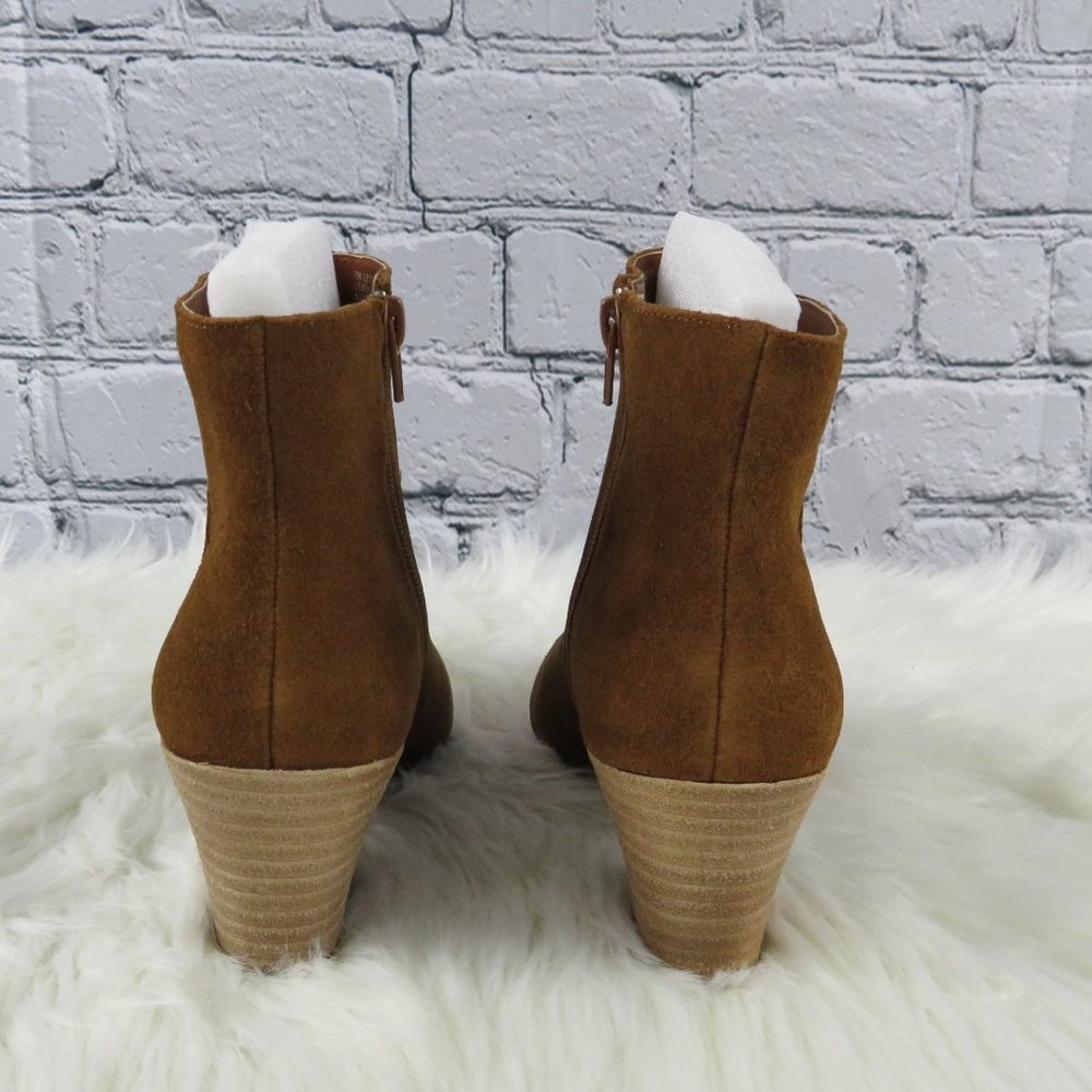 NEW - Women's Brown Leyton Ankle Booties - Picture 6 of 7